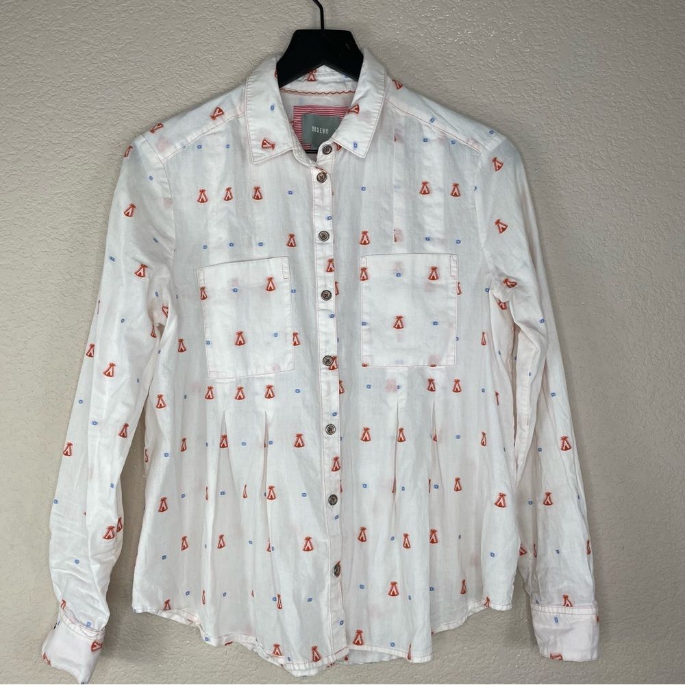 Maeve Anthropologie Blouse Miette Teepee Size 4